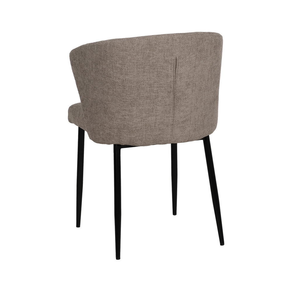 SILLA TAUPE TEJIDO-METAL CONTRACT 52,50 X 55 X 80 CM