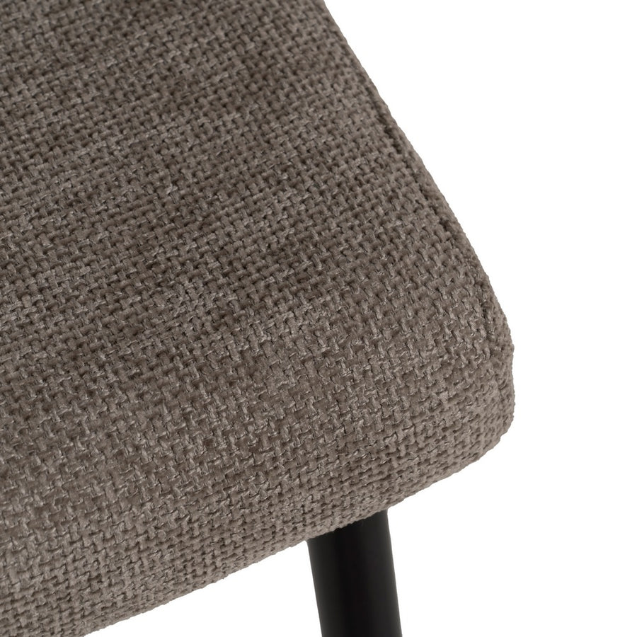 SILLA TAUPE TEJIDO-METAL CONTRACT 52,50 X 55 X 80 CM
