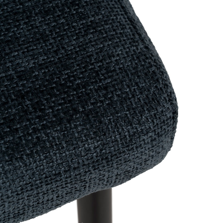 SILLA AZUL TEJIDO-METAL CONTRACT 52,50 X 55 X 80 CM