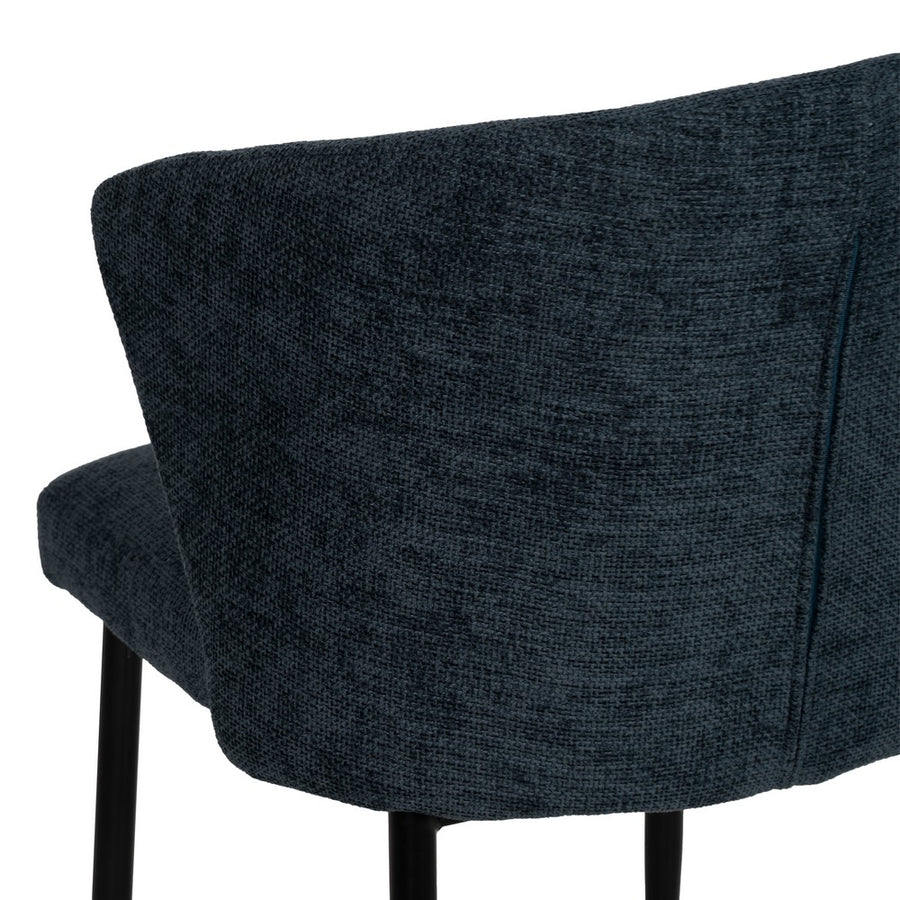 SILLA AZUL TEJIDO-METAL CONTRACT 52,50 X 55 X 80 CM