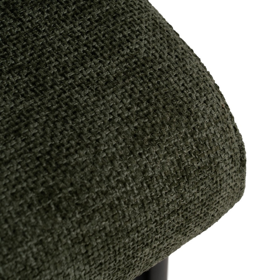 SILLA VERDE TEJIDO-METAL CONTRACT 52,50 X 55 X 80 CM