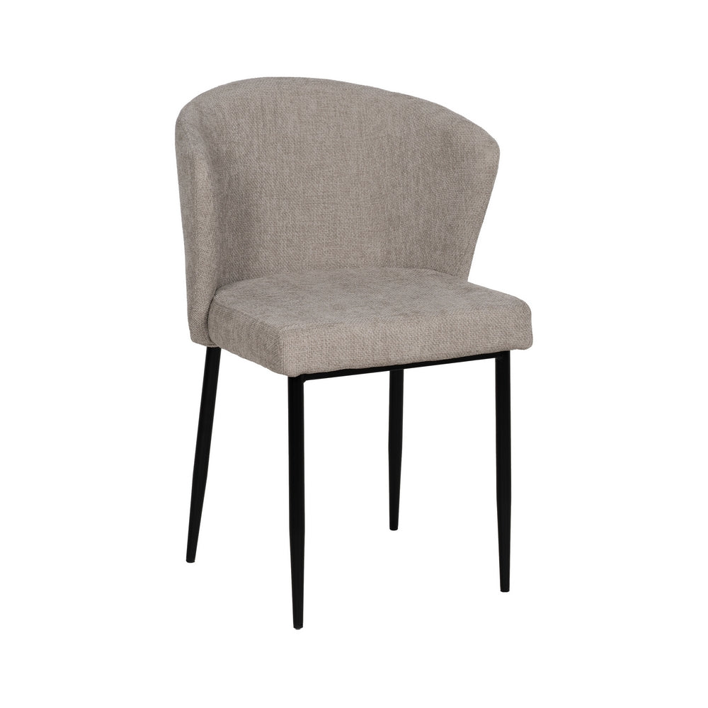 SILLA GRIS TEJIDO-METAL CONTRACT 52,50 X 55 X 80 CM