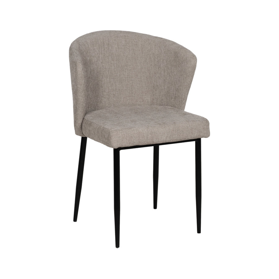 SILLA GRIS TEJIDO-METAL CONTRACT 52,50 X 55 X 80 CM