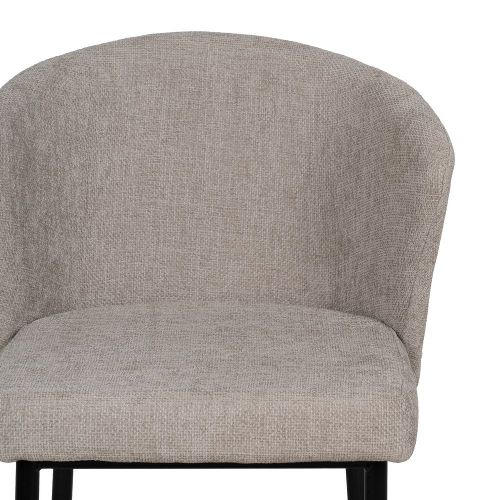 SILLA GRIS TEJIDO-METAL CONTRACT 52,50 X 55 X 80 CM