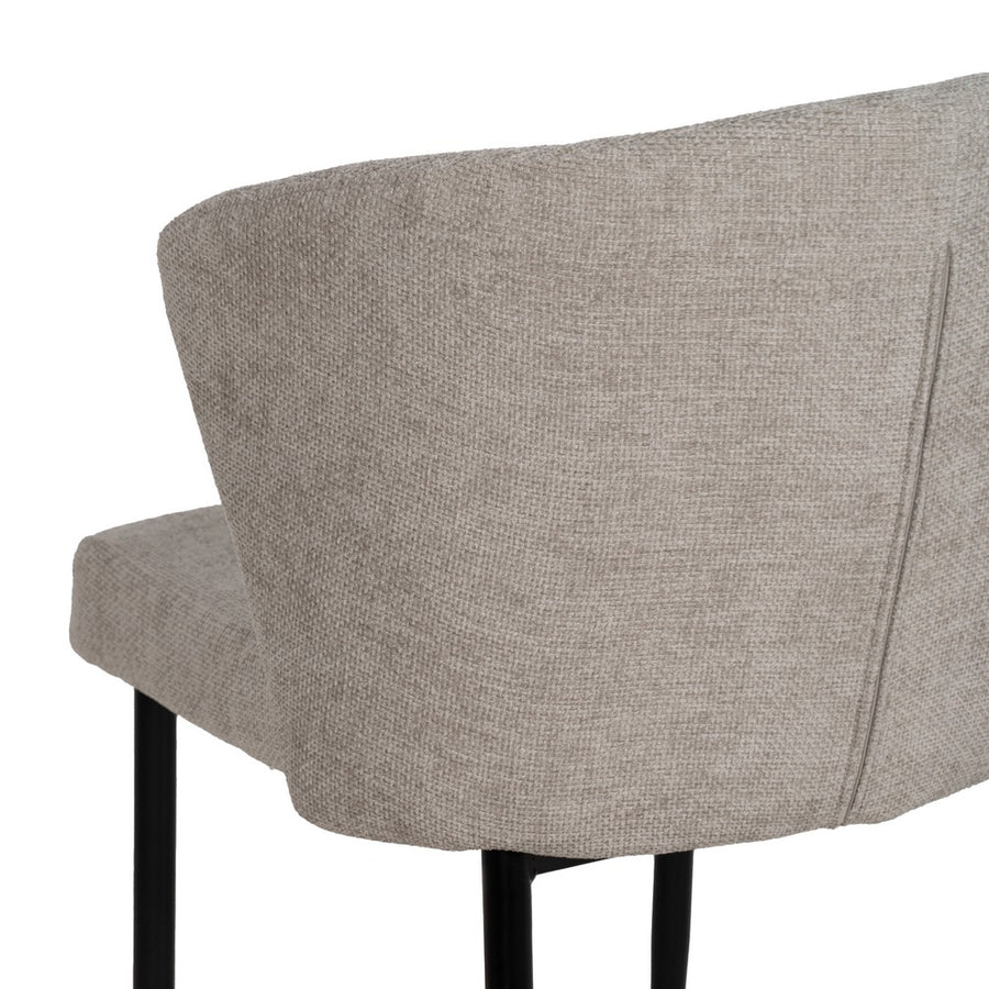 SILLA GRIS TEJIDO-METAL CONTRACT 52,50 X 55 X 80 CM