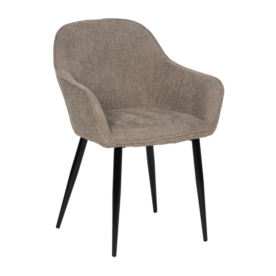 SILLA TAUPE TEJIDO-METAL CONTRACT 61 X 59,50 X 83 CM