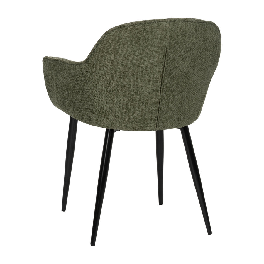 SILLA VERDE TEJIDO-METAL CONTRACT 61 X 59,50 X 83 CM
