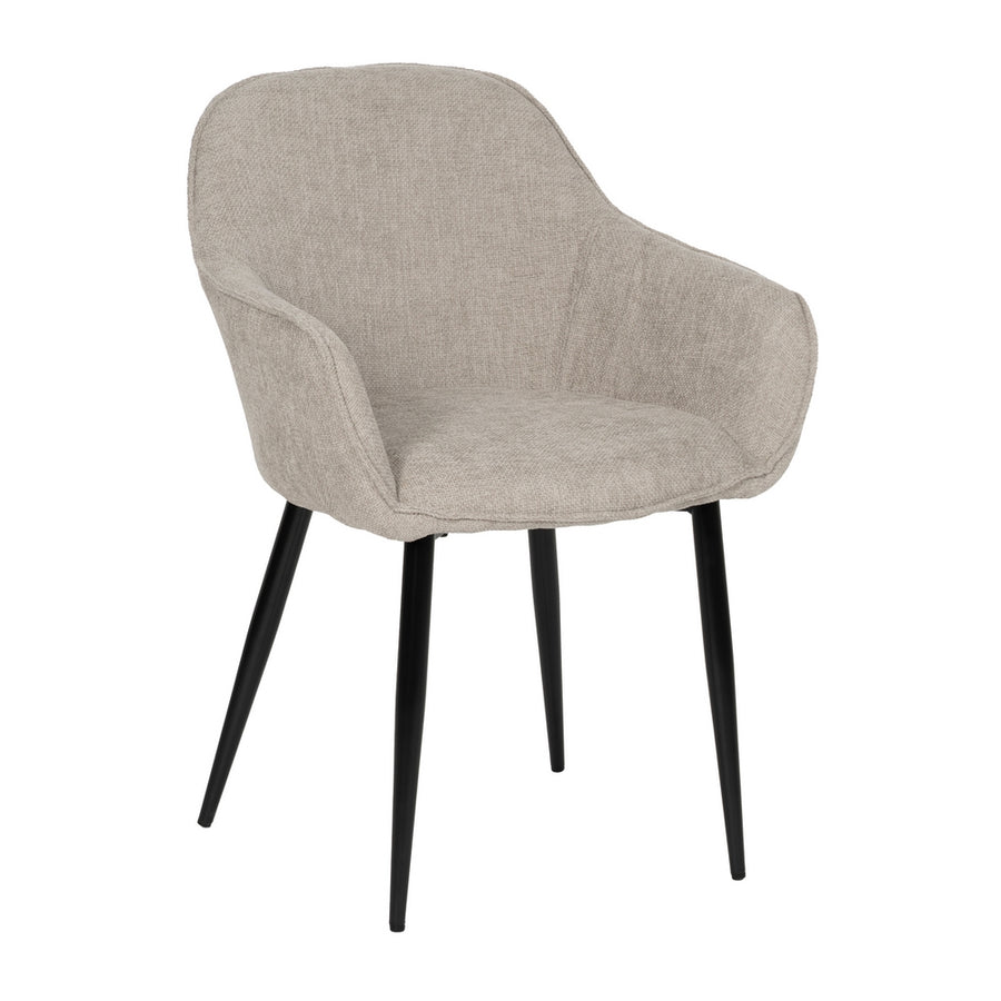 SILLA GRIS TEJIDO-METAL CONTRACT 61 X 59,50 X 83 CM