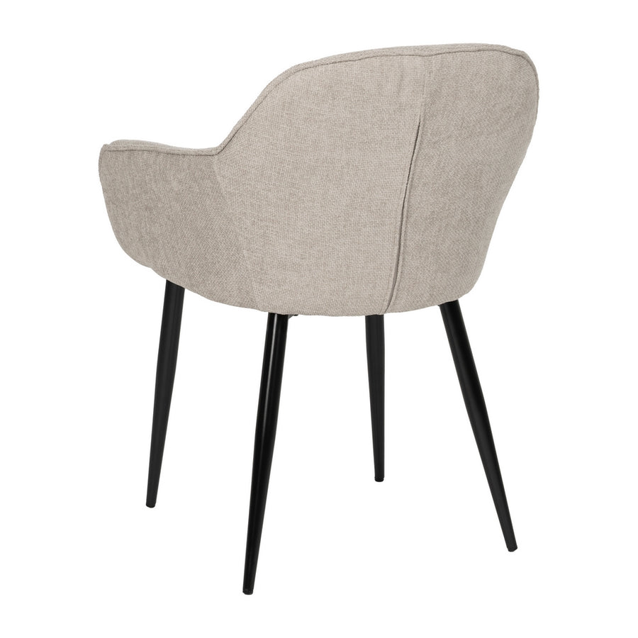 SILLA GRIS TEJIDO-METAL CONTRACT 61 X 59,50 X 83 CM