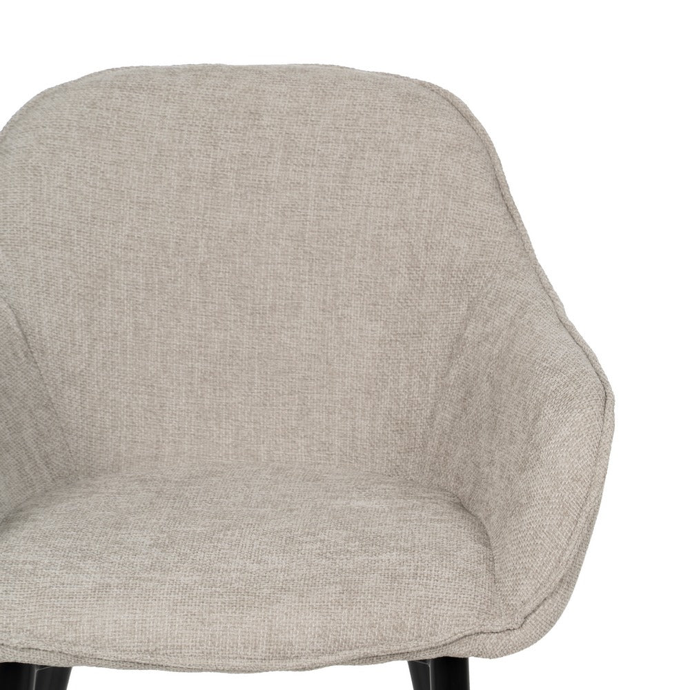 SILLA GRIS TEJIDO-METAL CONTRACT 61 X 59,50 X 83 CM
