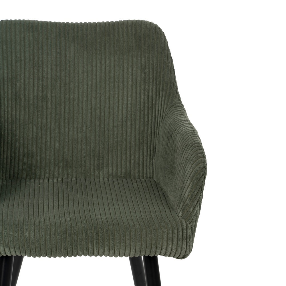 SILLA VERDE TEJIDO-METAL CONTRACT 57 X 43 X 83 CM