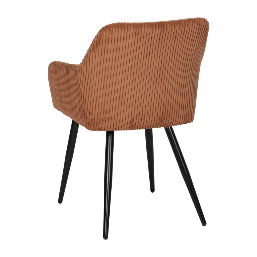 SILLA TERRACOTA TEJIDO-METAL CONTRACT 57 X 43 X 83 CM