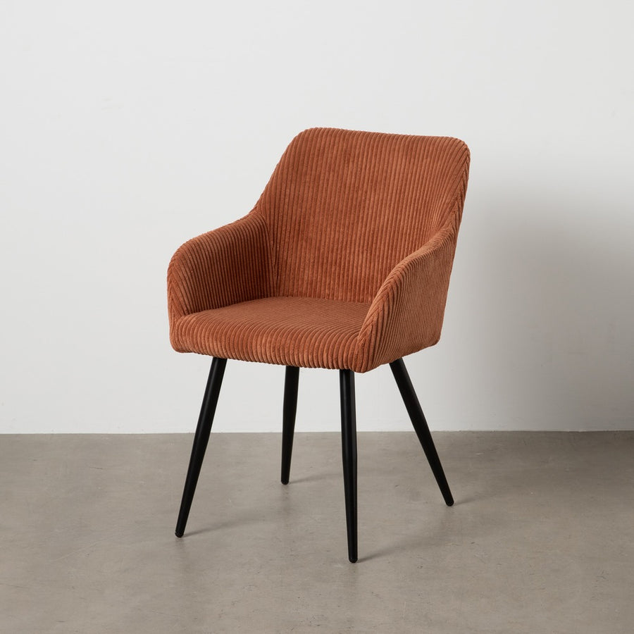 SILLA TERRACOTA TEJIDO-METAL CONTRACT 57 X 43 X 83 CM