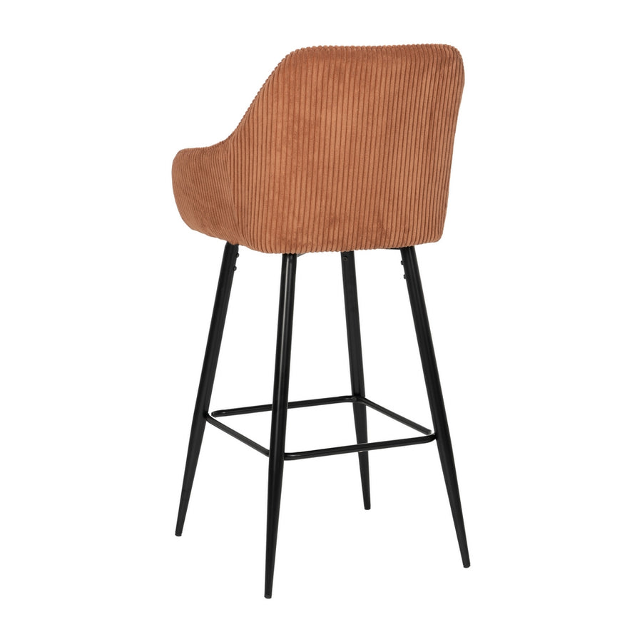 TABURETE TERRACOTA TEJIDO-METAL CONTRACT 54 X 41,50 X 109 CM