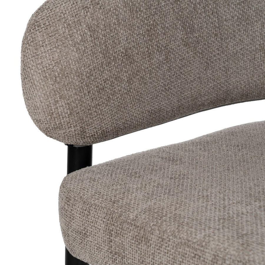 SILLA TAUPE TEJIDO-METAL CONTRACT 60 X 57 X 79 CM