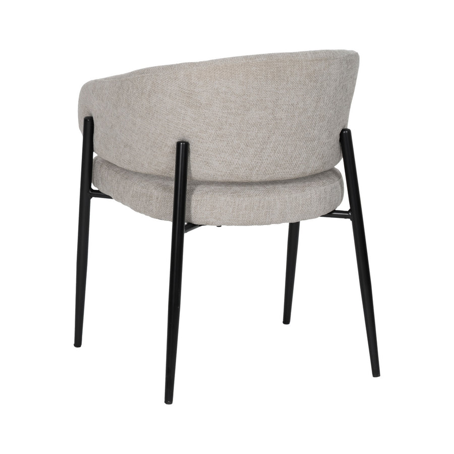 SILLA GRIS TEJIDO-METAL CONTRACT 60 X 57 X 79 CM