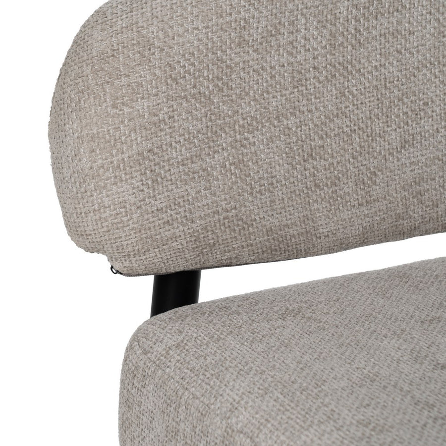 SILLA GRIS TEJIDO-METAL CONTRACT 60 X 57 X 79 CM