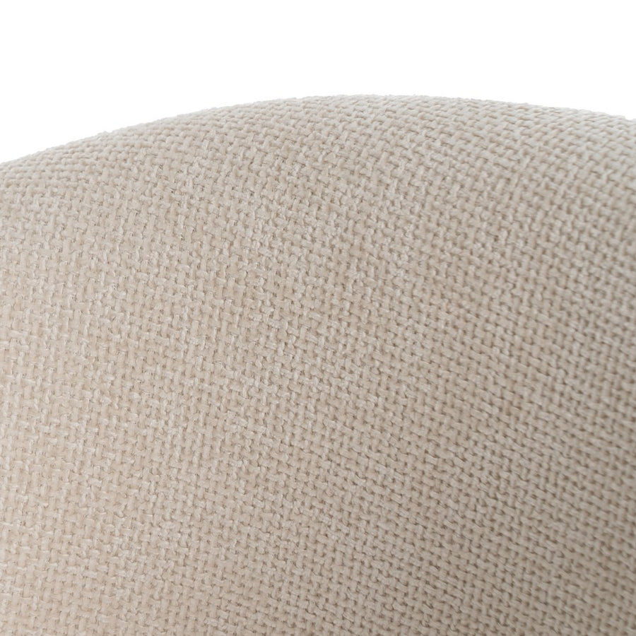 SILLA BLANCO TEJIDO-METAL CONTRACT 57 X 56 X 81 CM