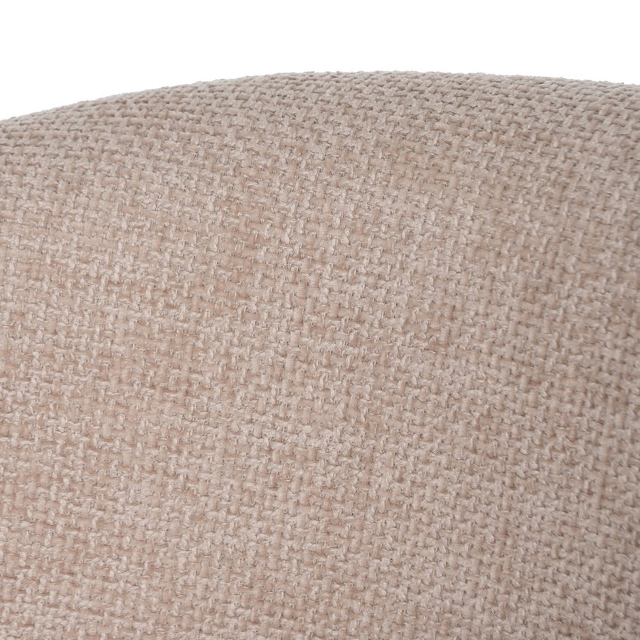 SILLA BEIGE TEJIDO-METAL CONTRACT 57 X 56 X 81 CM