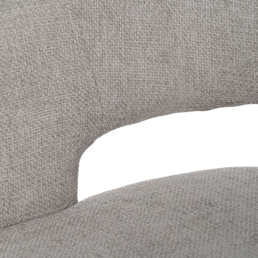 SILLA GRIS TEJIDO-METAL CONTRACT 57 X 56 X 81 CM