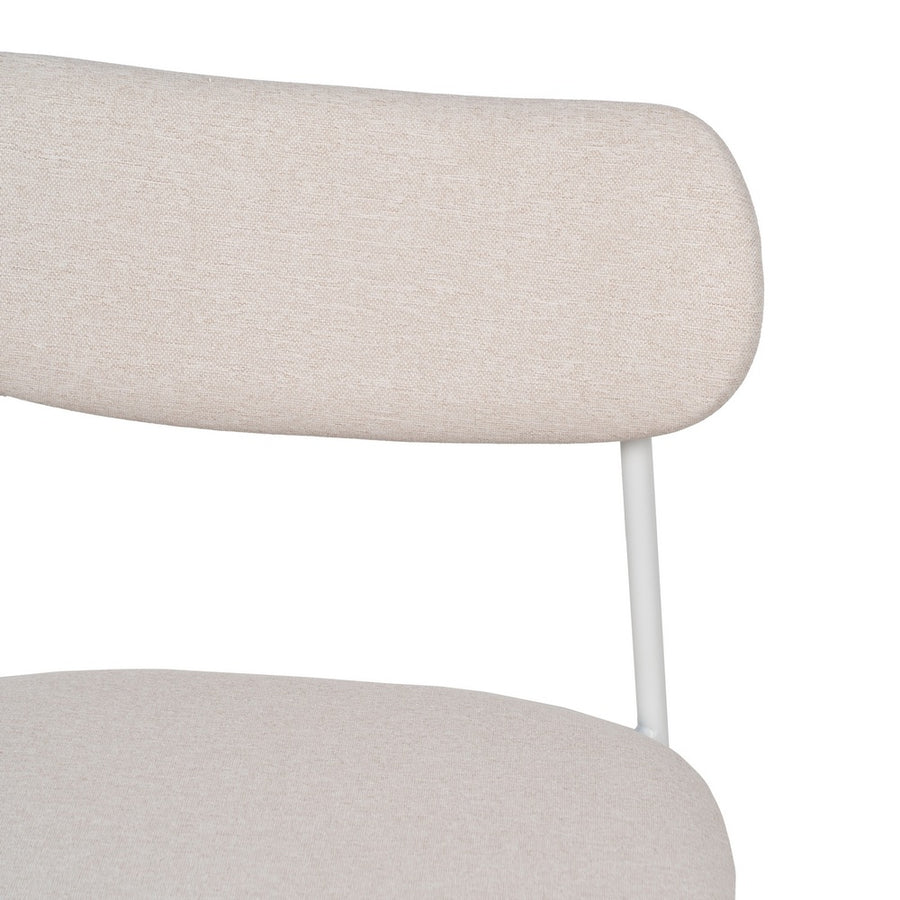 SILLA CREMA TEJIDO-METAL CONTRACT 49 X 47 X 76 CM