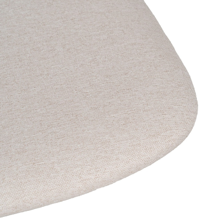 SILLA CREMA TEJIDO-METAL CONTRACT 49 X 47 X 76 CM