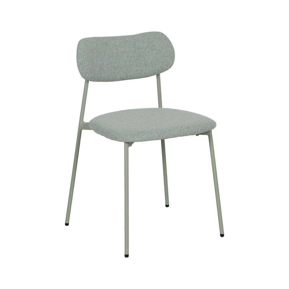 SILLA VERDE TEJIDO-METAL CONTRACT 49 X 47 X 76 CM