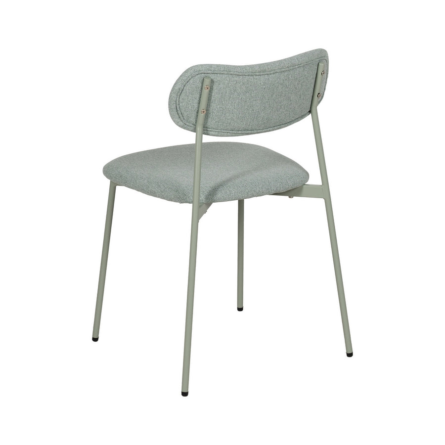 SILLA VERDE TEJIDO-METAL CONTRACT 49 X 47 X 76 CM