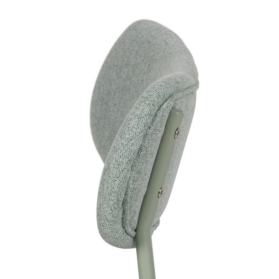SILLA VERDE TEJIDO-METAL CONTRACT 49 X 47 X 76 CM