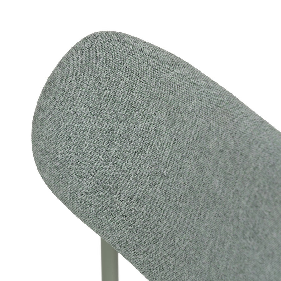 SILLA VERDE TEJIDO-METAL CONTRACT 49 X 47 X 76 CM