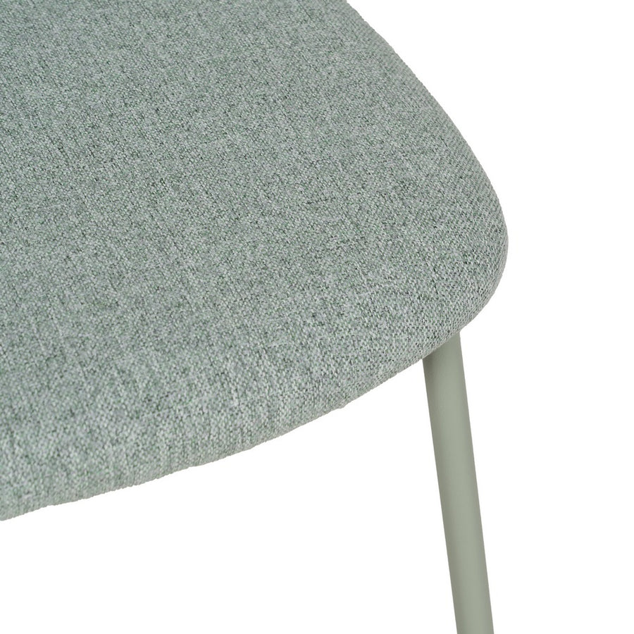 SILLA VERDE TEJIDO-METAL CONTRACT 49 X 47 X 76 CM