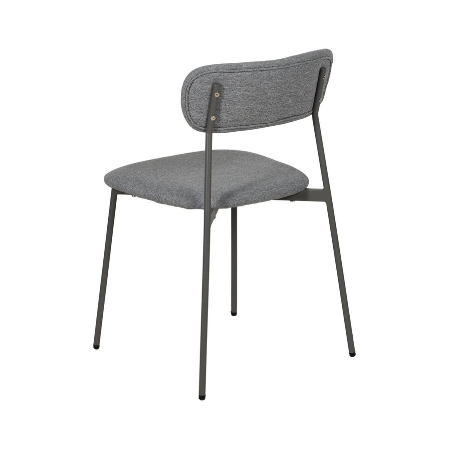 SILLA GRIS TEJIDO-METAL CONTRACT 49 X 47 X 76 CM