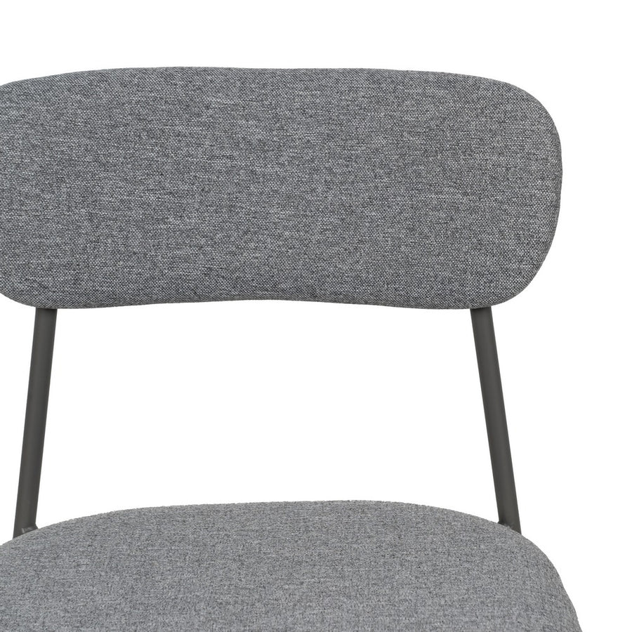 SILLA GRIS TEJIDO-METAL CONTRACT 49 X 47 X 76 CM