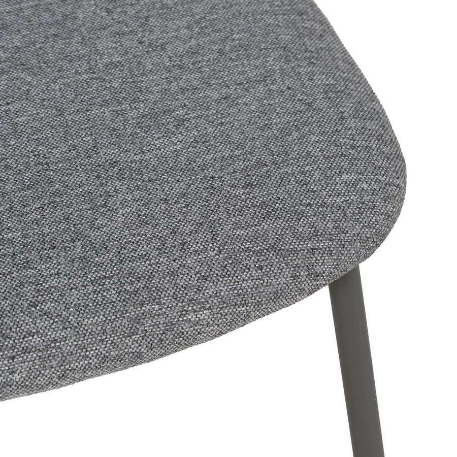 SILLA GRIS TEJIDO-METAL CONTRACT 49 X 47 X 76 CM
