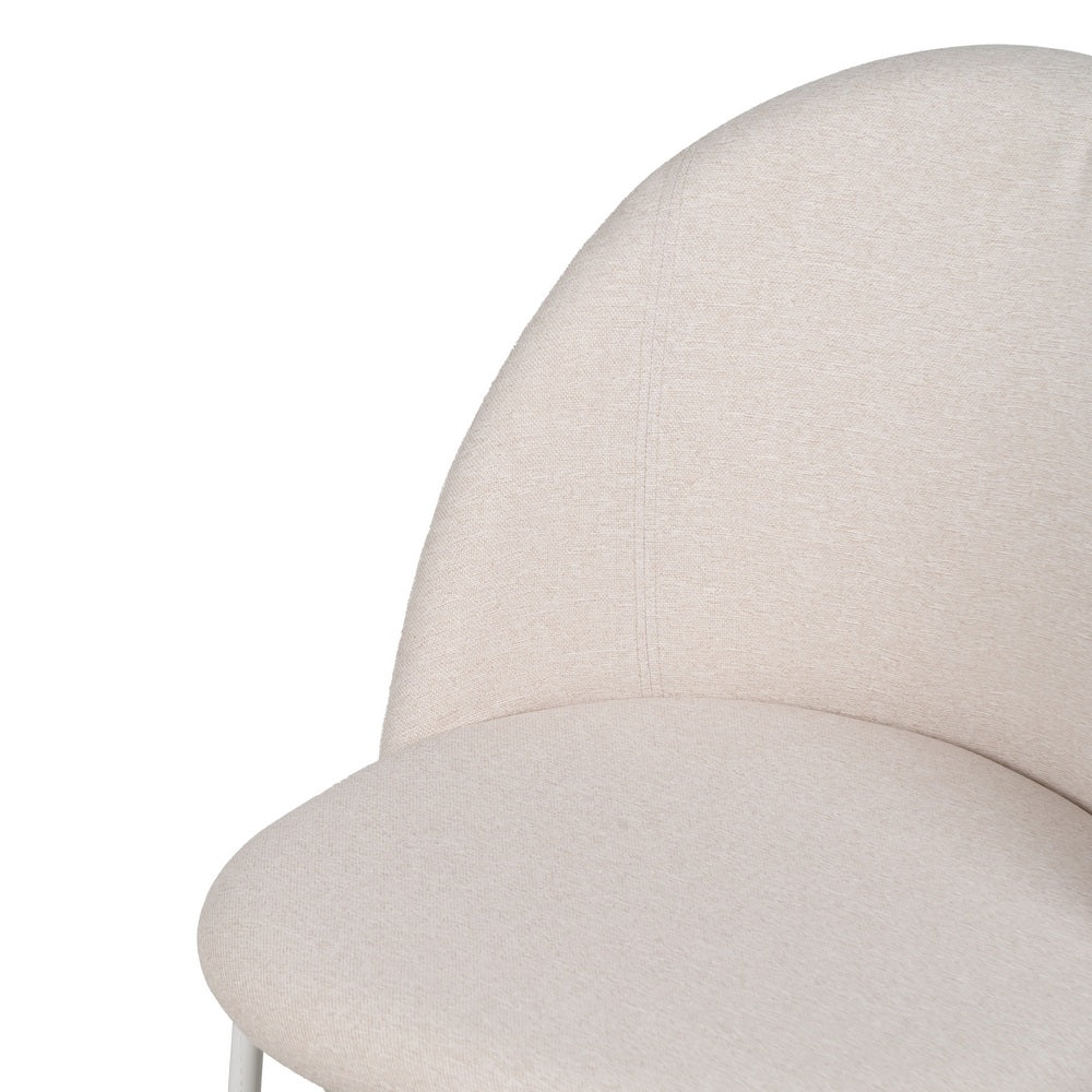 SILLA CREMA TEJIDO-METAL CONTRACT 51 X 52 X 79,50 CM