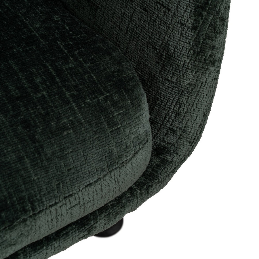 SILLÓN GIRATORIO VERDE TEJIDO-METAL 78 X 84,50 X 104,50 CM