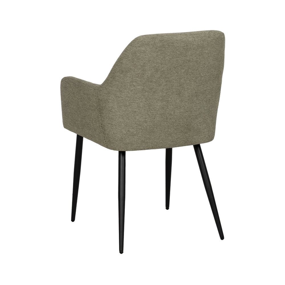 SILLA VERDE TEJIDO-METAL CONTRACT 48 X 62 X 88 CM