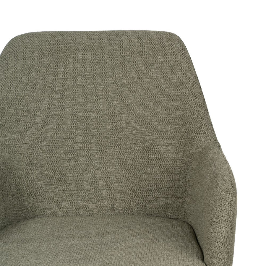 SILLA VERDE TEJIDO-METAL CONTRACT 48 X 62 X 88 CM