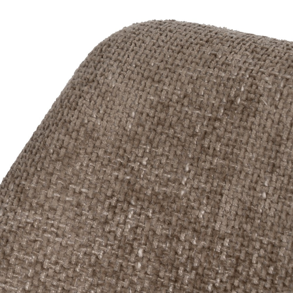 BEIGE CHAIR FABRIC-METAL LIVING ROOM 48 X 61 X 85 CM