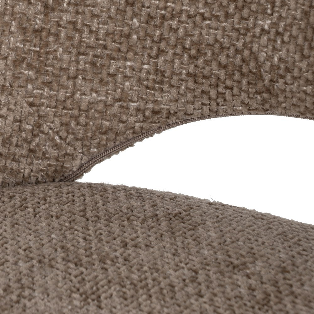 BEIGE CHAIR FABRIC-METAL LIVING ROOM 48 X 61 X 85 CM
