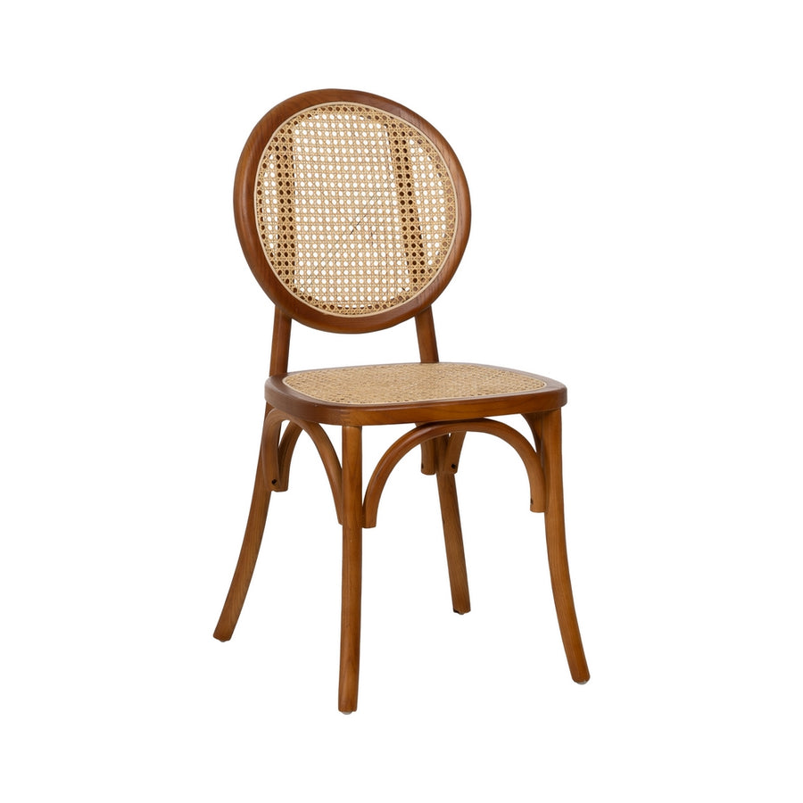 SILLA MIEL MADERA DE OLMO CONTRACT 44,50 X 41,50 X 89 CM