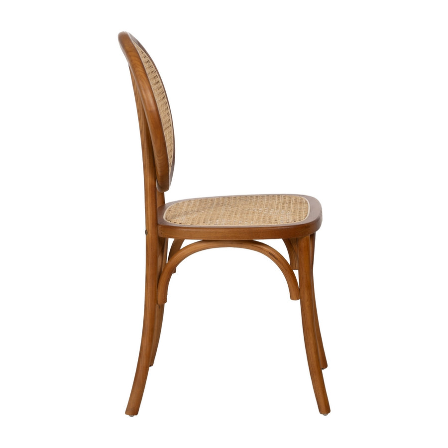 SILLA MIEL MADERA DE OLMO CONTRACT 44,50 X 41,50 X 89 CM