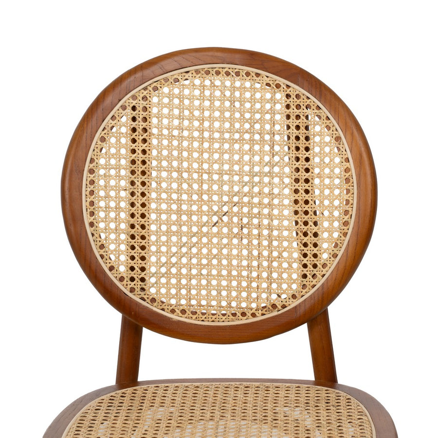 SILLA MIEL MADERA DE OLMO CONTRACT 44,50 X 41,50 X 89 CM