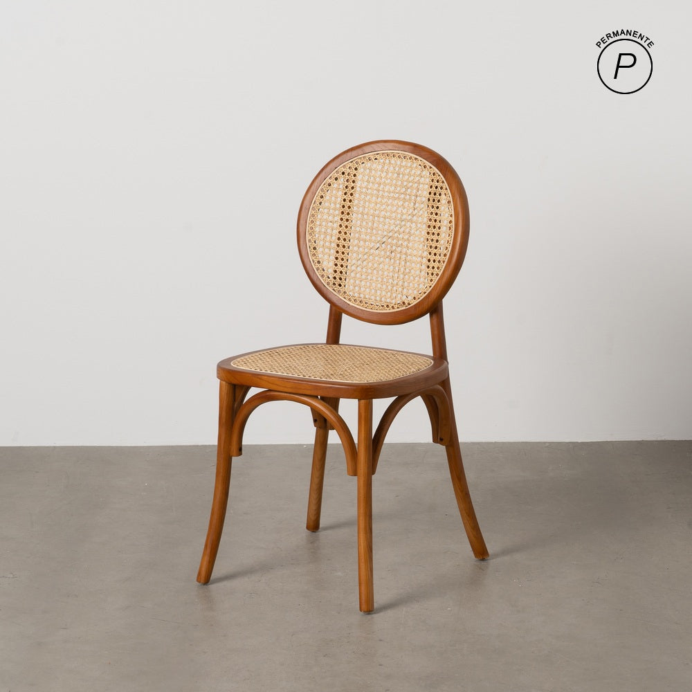 SILLA MIEL MADERA DE OLMO CONTRACT 44,50 X 41,50 X 89 CM