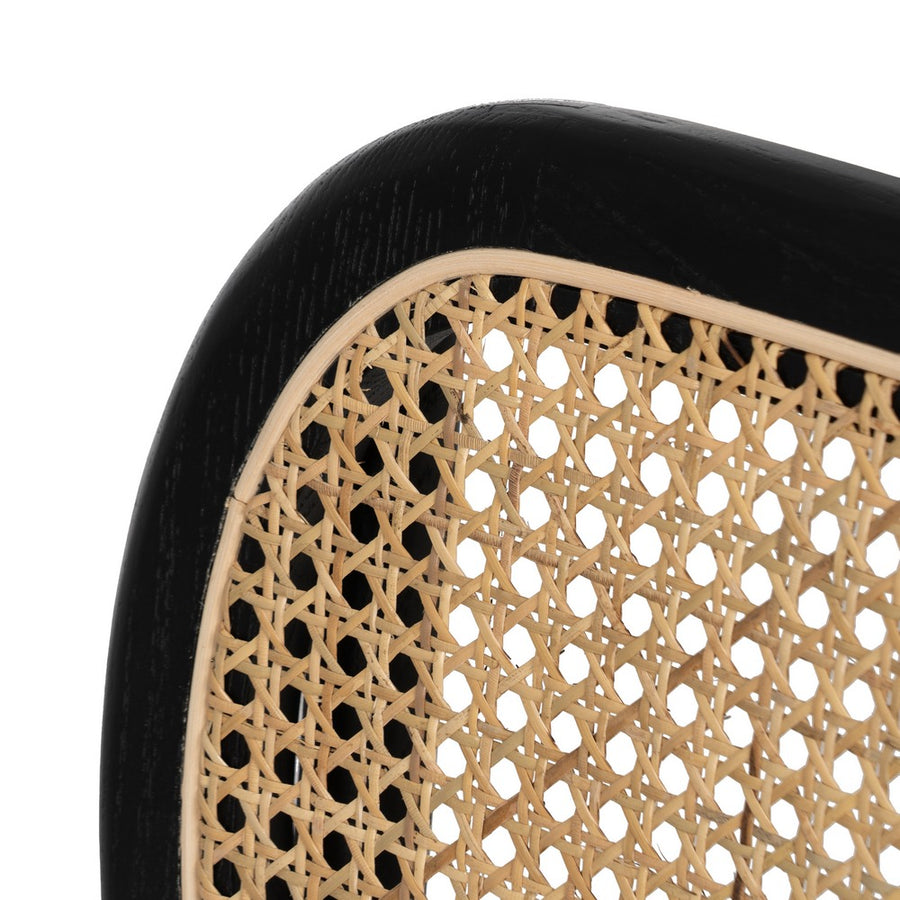 SILLA NEGRO MADERA DE OLMO CONTRACT 45 X 41 X 88 CM