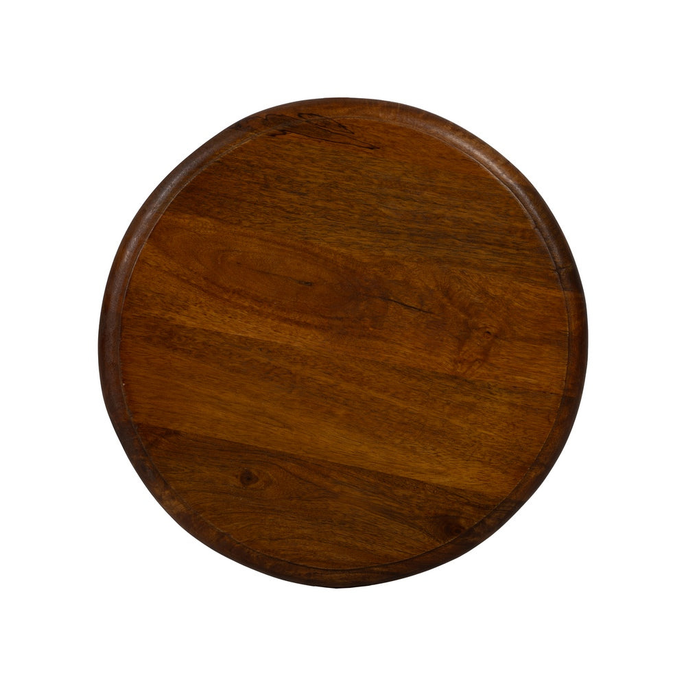 MESITA NATURAL MADERA DE MANGO SALÓN 41 X 41 X 69 CM