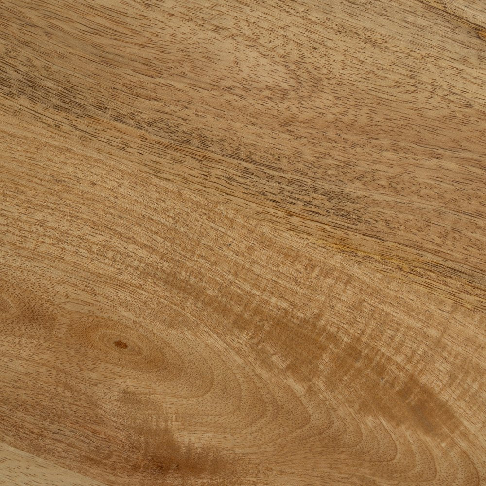MESA AUXILIAR NATURAL MADERA DE MANGO 40 X 40 X 55 CM