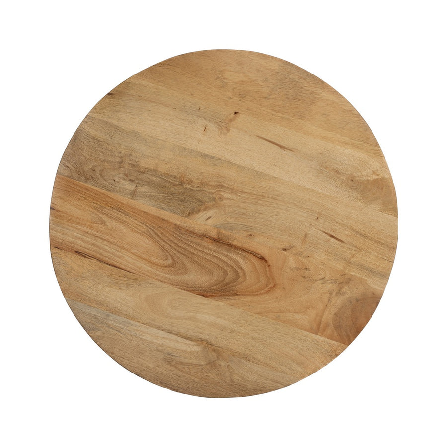 MESA CENTRO NATURAL MADERA DE MANGO 60 X 60 X 45 CM