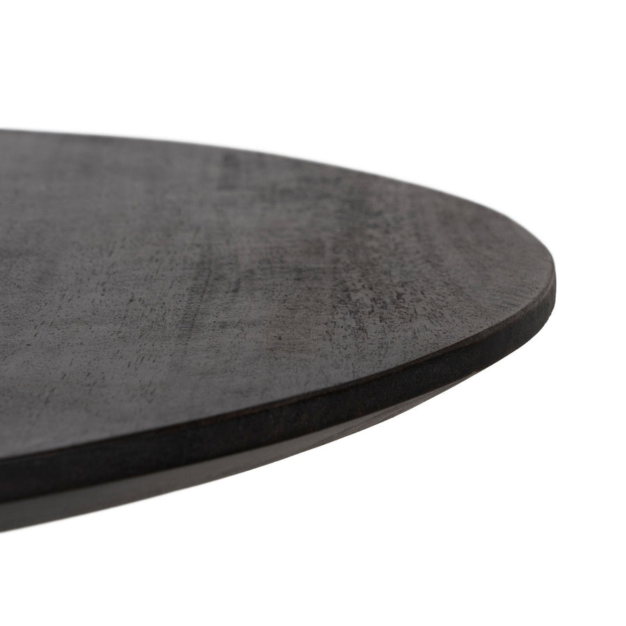 MESA CENTRO MARRÓN MADERA DE MANGO SALÓN 75 X 75 X 40 CM