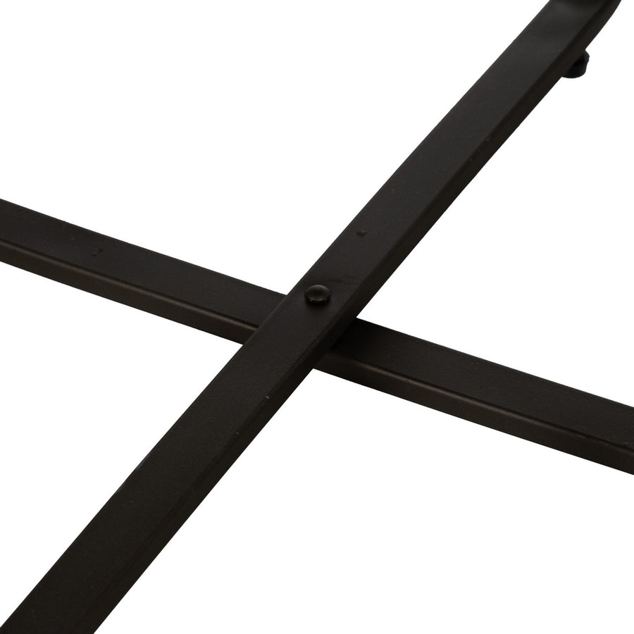 MESITA NATURAL METAL-MADERA 62 X 62 X 61,50 CM